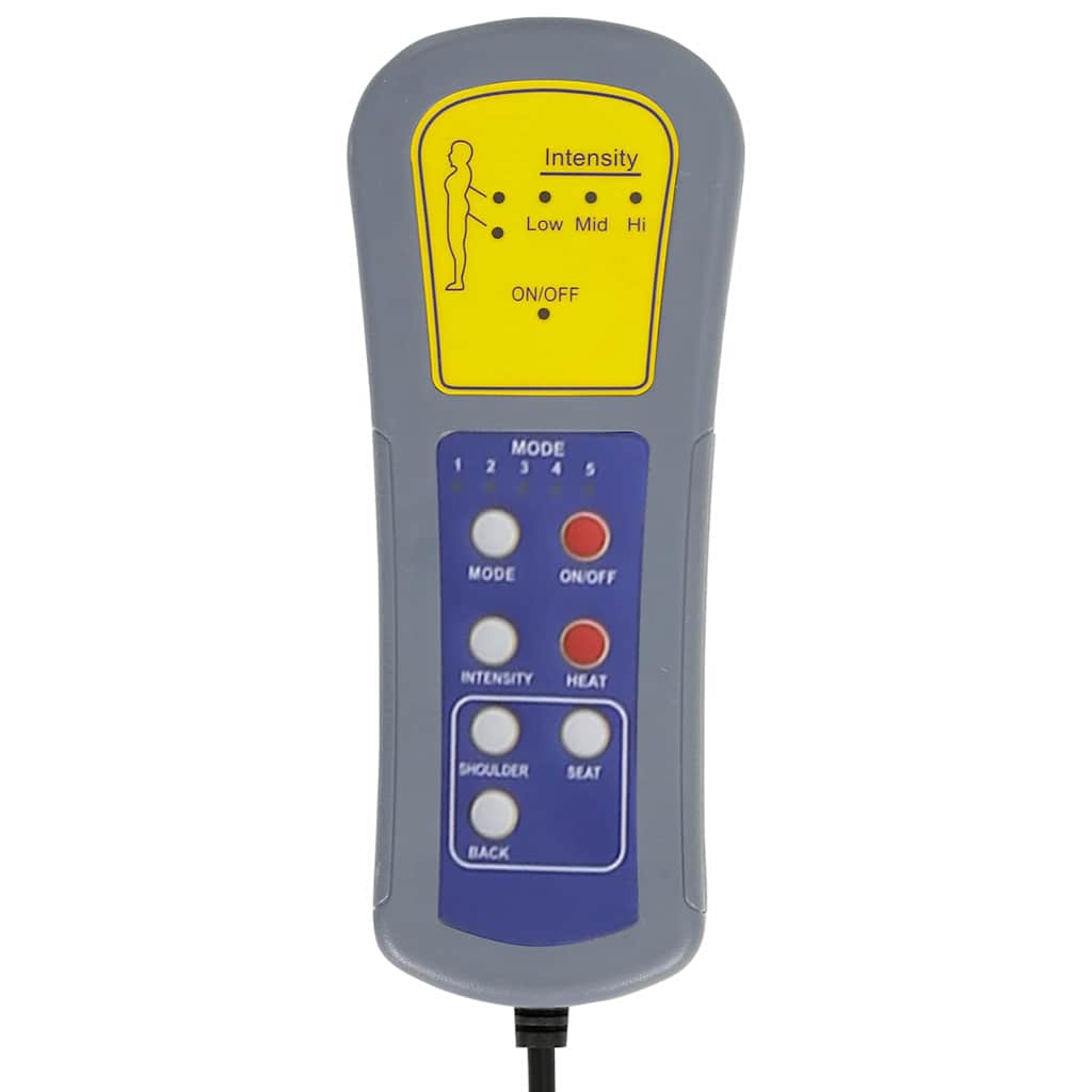 Κάθισμα μασάζ Μαύρο 91 x 71 x 105 εκ. Βελούδο - Pakobazaar