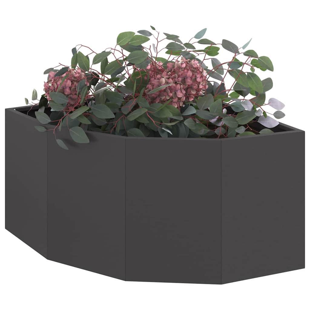 Γωνιακό Ροδόδεντρο Μαύρο 60 x 60 x 35 cm Ατσάλι
