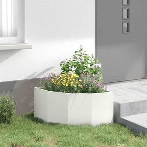 Γωνιακό Ροδόδεντρο Λευκό 60 x 60 x 35 cm Ατσάλι