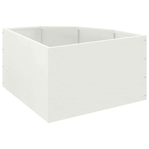 Γωνιακό Ροδόδεντρο Λευκό 60 x 60 x 35 cm Ατσάλι