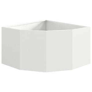 Γωνιακό Ροδόδεντρο Λευκό 60 x 60 x 35 cm Ατσάλι