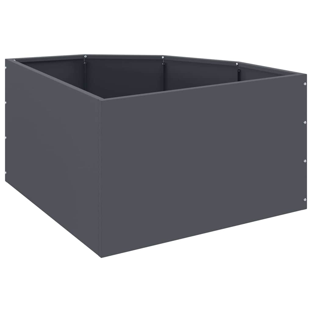 Γωνιακό Ροδόδεντρο Ανθρακί 60 x 60 x 35 cm Ατσάλι