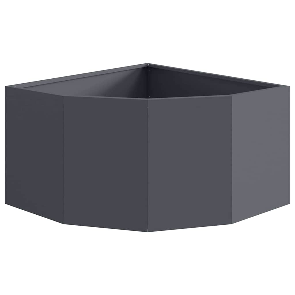 Γωνιακό Ροδόδεντρο Ανθρακί 60 x 60 x 35 cm Ατσάλι