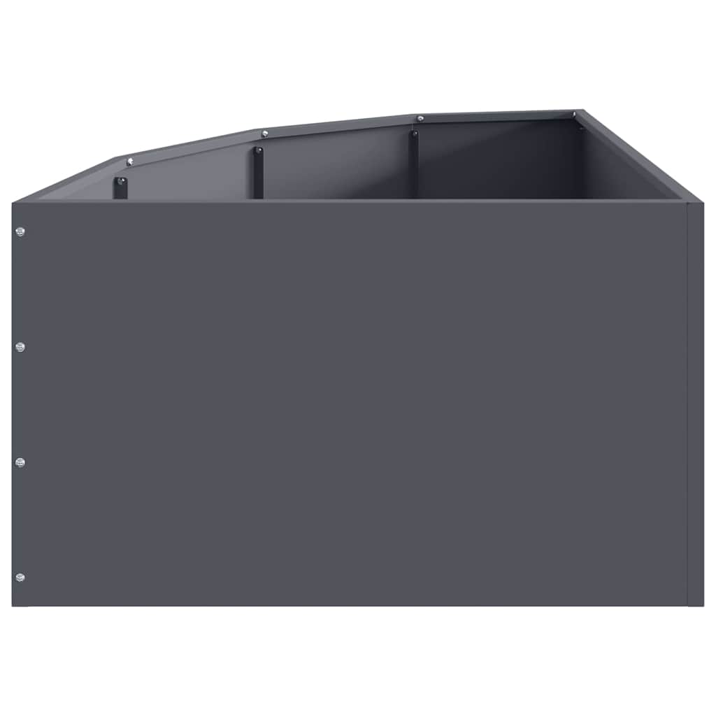 Γωνιακό Ροδόδεντρο Ανθρακί 60 x 60 x 35 cm Ατσάλι