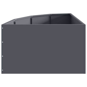 Γωνιακό Ροδόδεντρο Ανθρακί 60 x 60 x 35 cm Ατσάλι