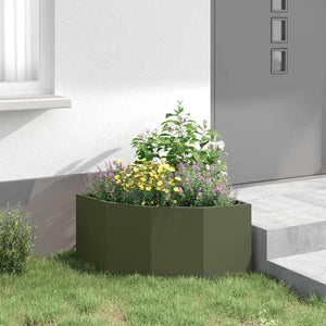 Γωνιακό Ροδόδεντρο Λαδί 60 x 60 x 35 cm Ατσάλι - Pakobazaar