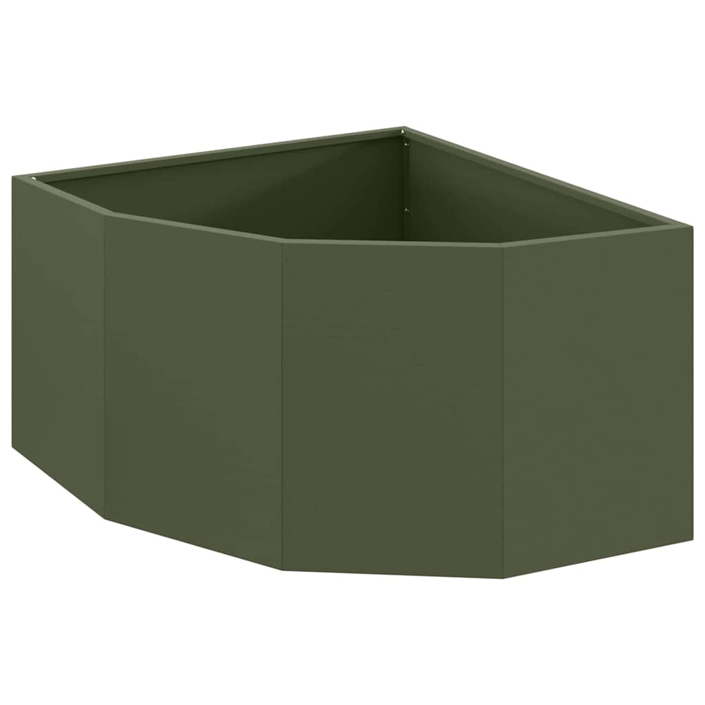 Γωνιακό Ροδόδεντρο Λαδί 60 x 60 x 35 cm Ατσάλι