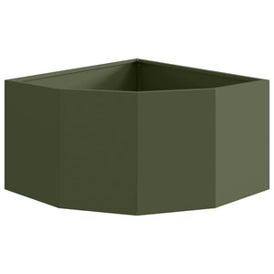 Γωνιακό Ροδόδεντρο Λαδί 60 x 60 x 35 cm Ατσάλι - Pakobazaar