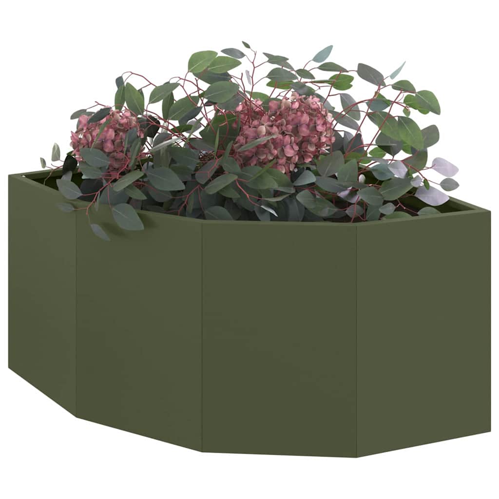 Γωνιακό Ροδόδεντρο Λαδί 60 x 60 x 35 cm Ατσάλι