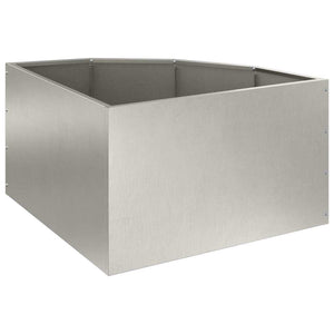 Γωνιακό Ροδόδεντρο Ασημί 60 x 60 x 35 cm Ανοξείδωτο ατσάλι