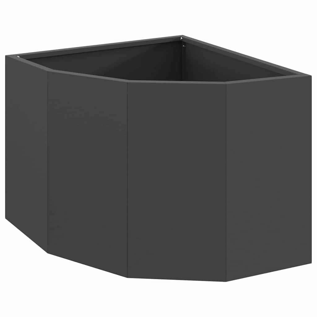 Γωνιακό Ροδόδεντρο Μαύρο 45 x 45 x 35 cm Ατσάλι