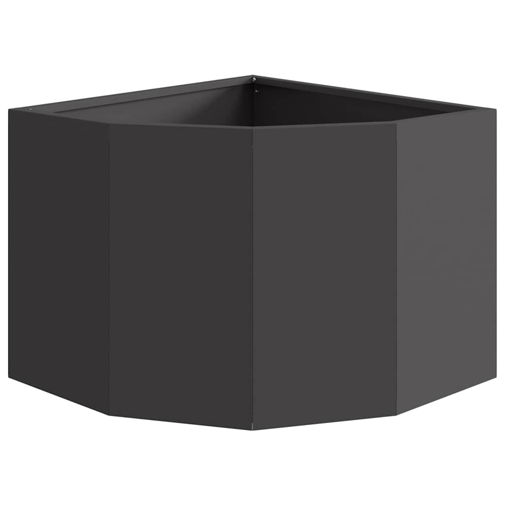 Γωνιακό Ροδόδεντρο Μαύρο 45 x 45 x 35 cm Ατσάλι