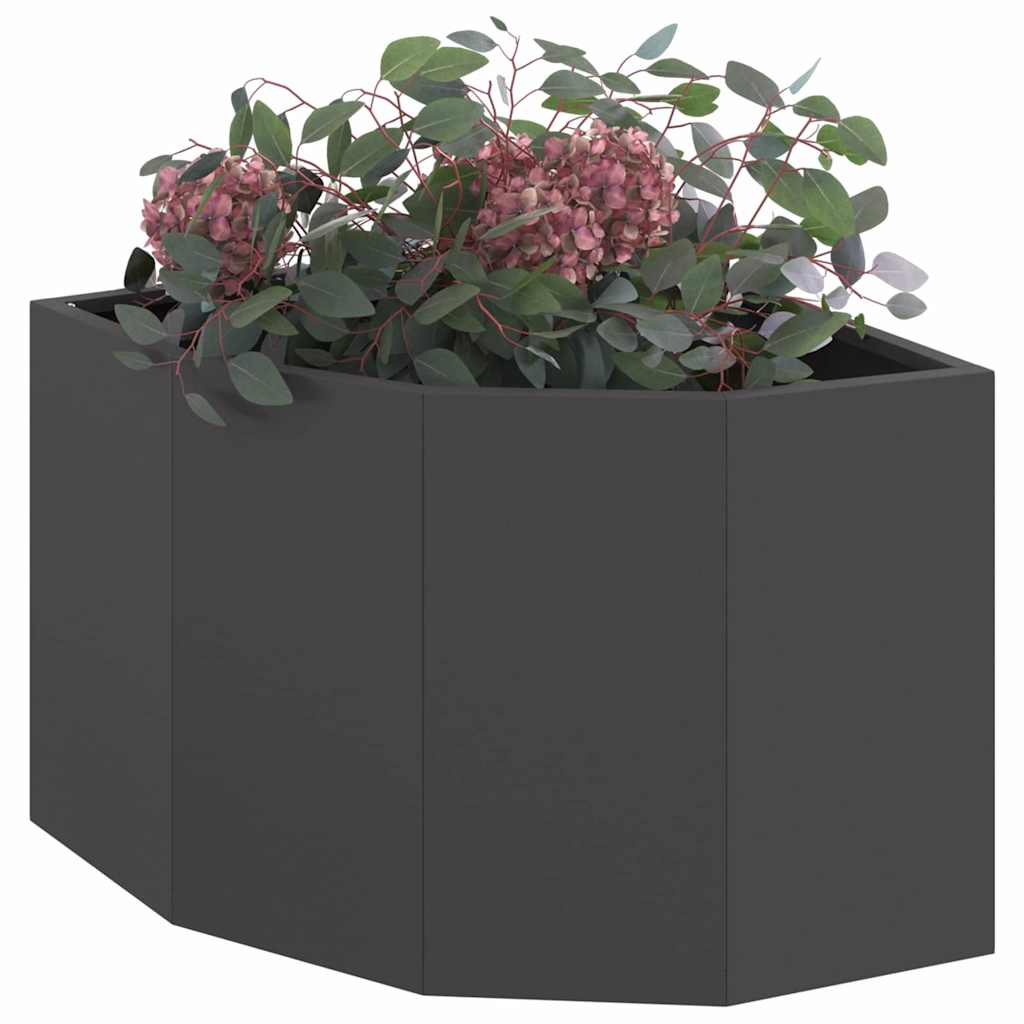 Γωνιακό Ροδόδεντρο Μαύρο 45 x 45 x 35 cm Ατσάλι