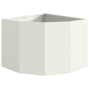Γωνιακό Ροδόδεντρο Λευκό 45 x 45 x 35 cm Ατσάλι