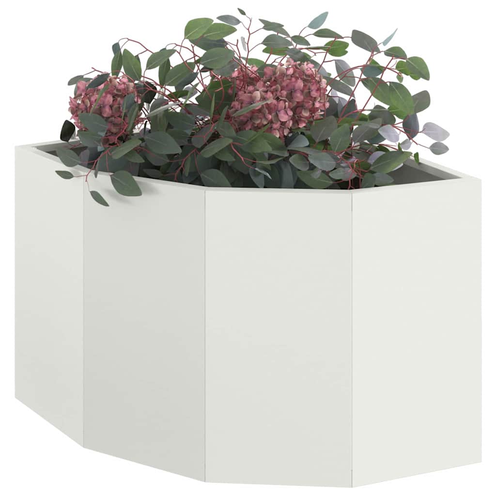 Γωνιακό Ροδόδεντρο Λευκό 45 x 45 x 35 cm Ατσάλι