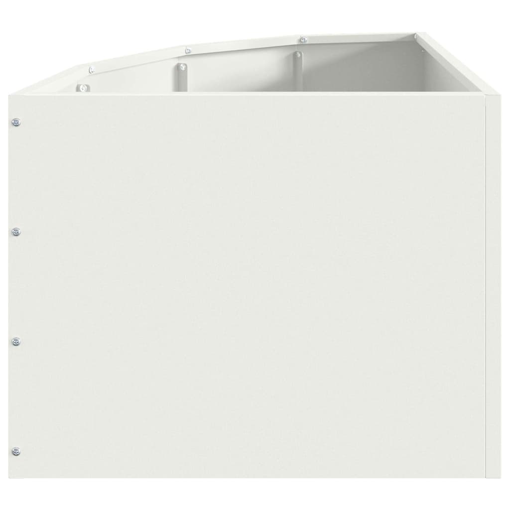 Γωνιακό Ροδόδεντρο Λευκό 45 x 45 x 35 cm Ατσάλι