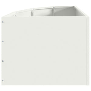 Γωνιακό Ροδόδεντρο Λευκό 45 x 45 x 35 cm Ατσάλι