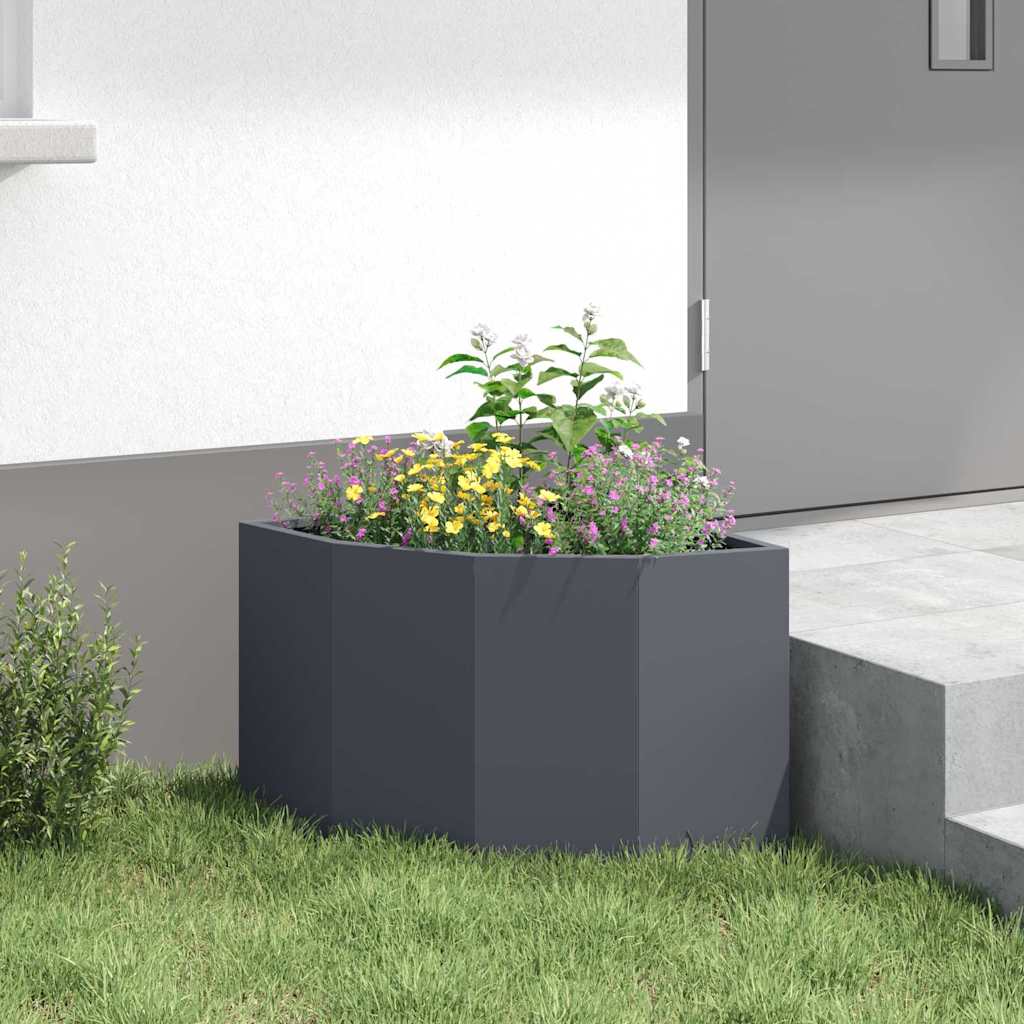 Γωνιακό Ροδόδεντρο Ανθρακί 45 x 45 x 35 cm Ατσάλι - Pakobazaar
