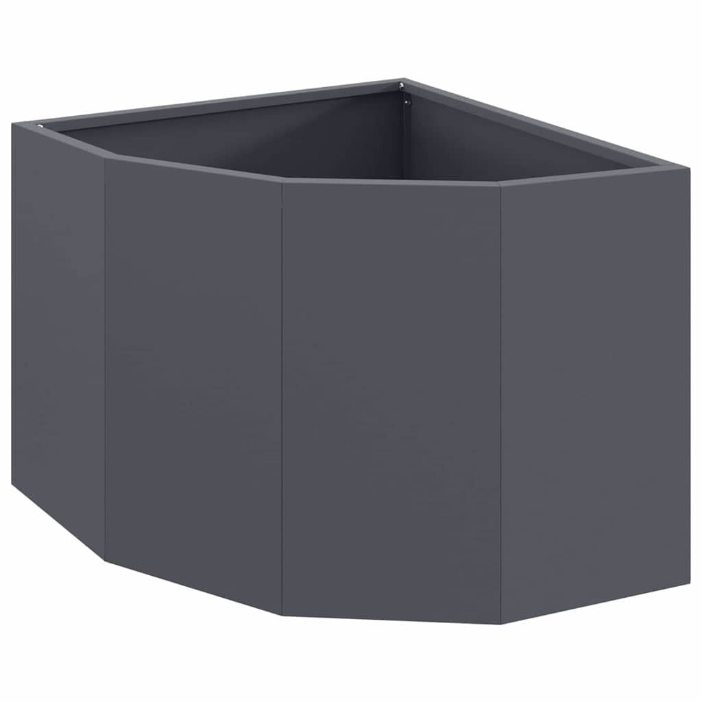 Γωνιακό Ροδόδεντρο Ανθρακί 45 x 45 x 35 cm Ατσάλι - Pakobazaar