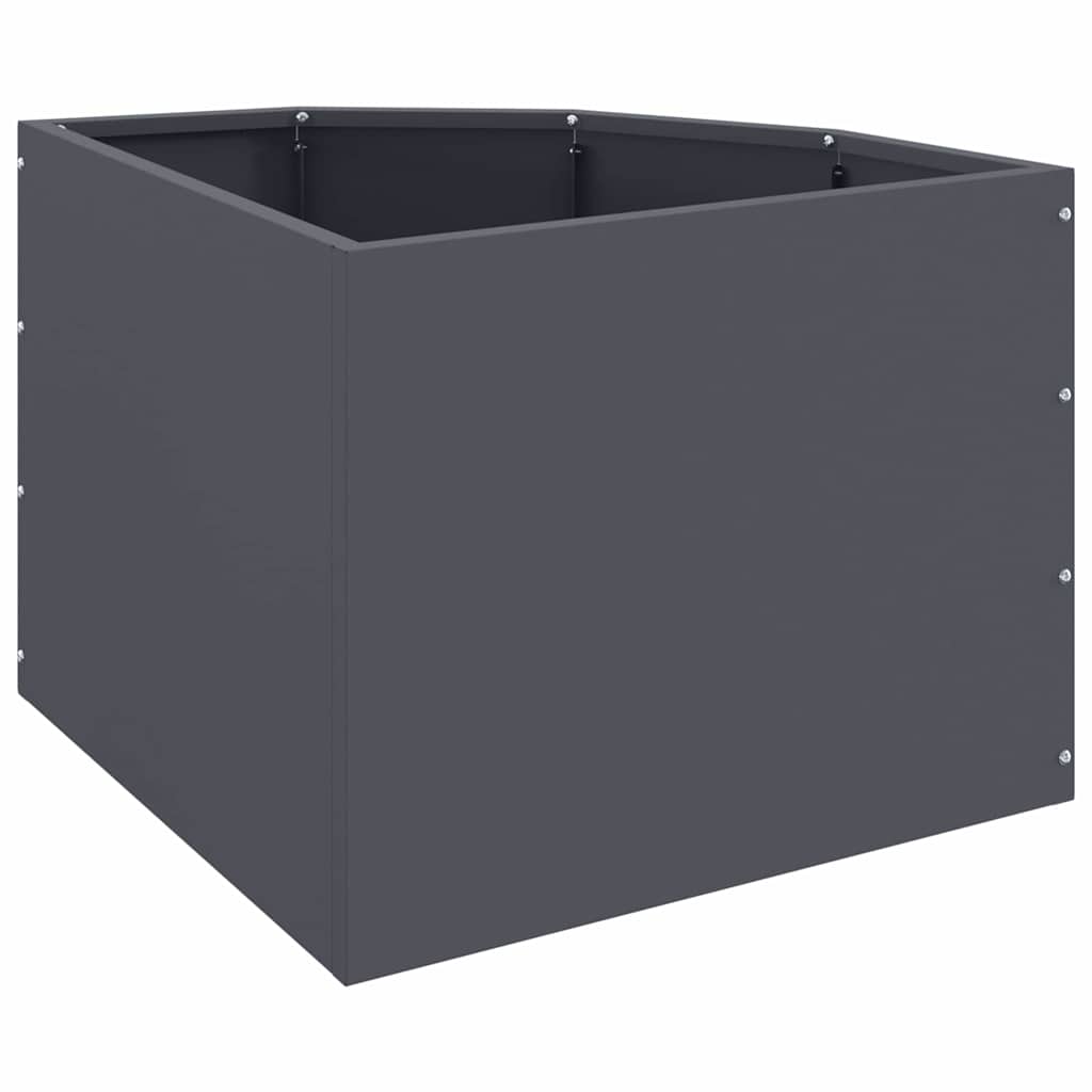Γωνιακό Ροδόδεντρο Ανθρακί 45 x 45 x 35 cm Ατσάλι - Pakobazaar