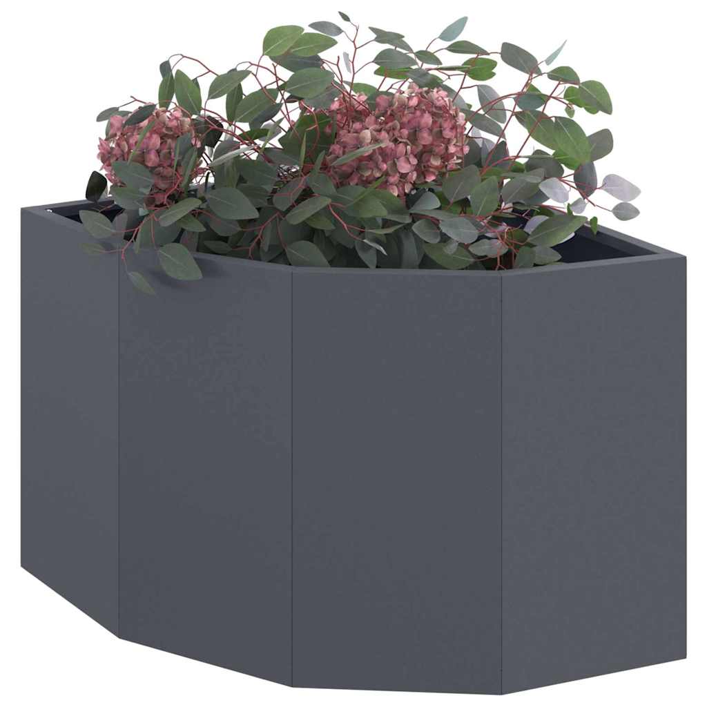 Γωνιακό Ροδόδεντρο Ανθρακί 45 x 45 x 35 cm Ατσάλι - Pakobazaar