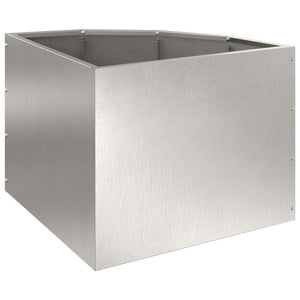 Γωνιακό Ροδόδεντρο Ασημί 45 x 45 x 35 cm Ανοξείδωτο ατσάλι