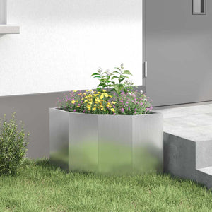 Γωνιακό Ροδόδεντρο Ασημί 45 x 45 x 35 cm Γαλβανισμένος χάλυβας