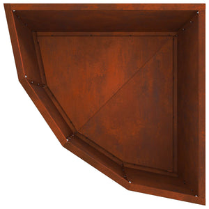 Γωνιακό Ροδόδεντρο Σκ rusty 45 x 45 x 35 cm