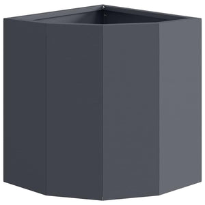Γωνιακό Ροδόδεντρο Ανθρακί 30 x 30 x 35 εκ Ατσάλι