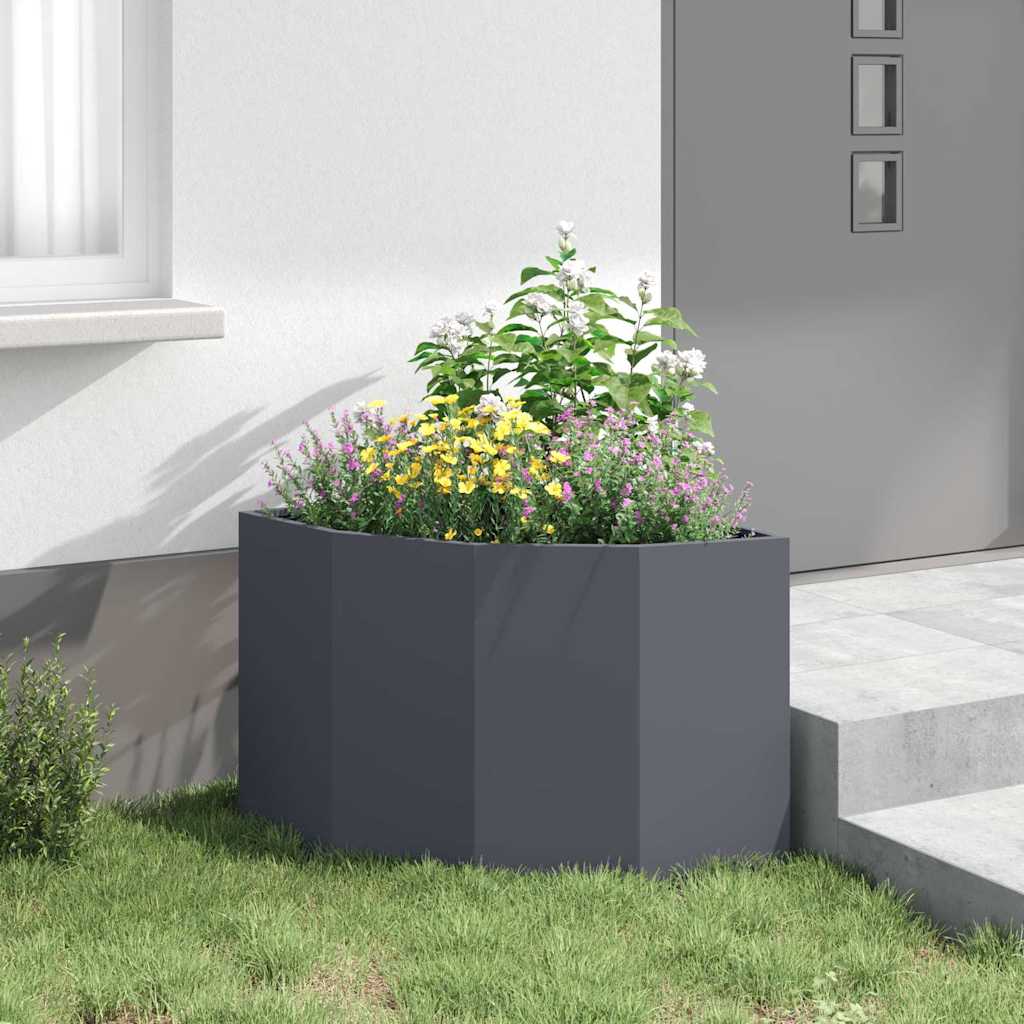 Γωνιακό Ροδόδεντρο Ανθρακί 60 x 60 x 50 εκ Ατσάλι