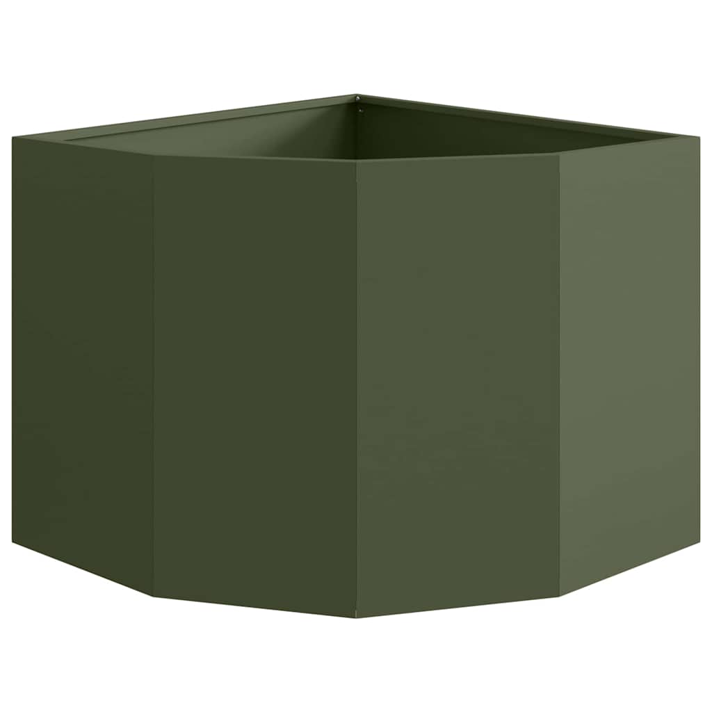 Γωνιακό Ροδόδεντρο Λαδί 60 x 60 x 50 εκ Ατσάλι - Pakobazaar