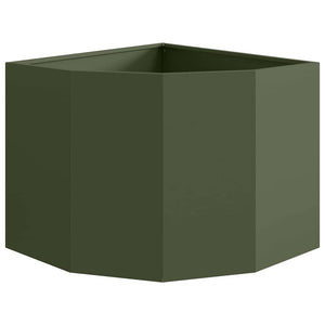 Γωνιακό Ροδόδεντρο Λαδί 60 x 60 x 50 εκ Ατσάλι - Pakobazaar