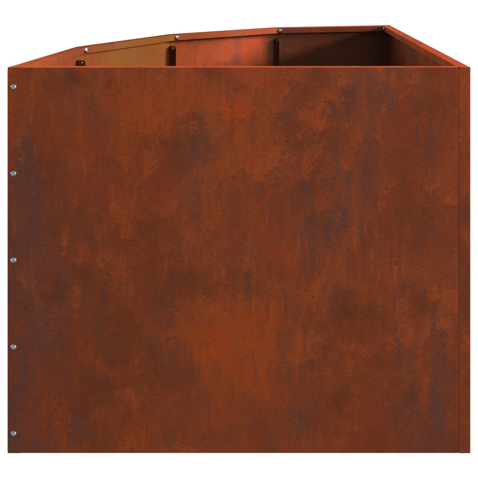 Γωνιακό Ροδόδεντρο Σκ rusty 60 x 60 x 50 εκ