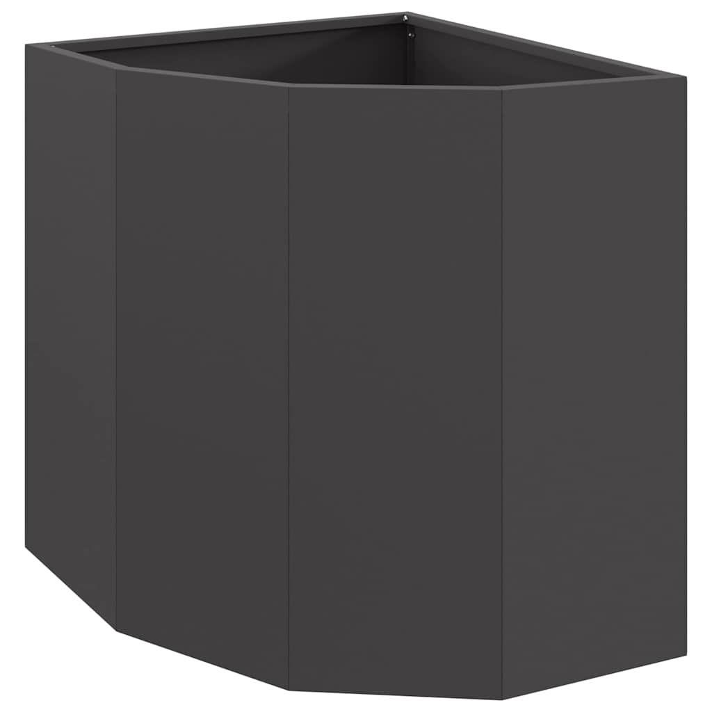 Γωνιακό Ροδόδεντρο Μαύρο 45 x 45 x 50 εκ Ατσάλι