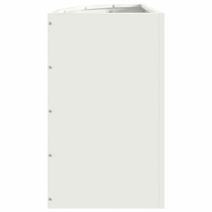 Γωνιακό Ροδόδεντρο Λευκό 30 x 30 x 50 cm Ατσάλι