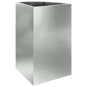 Γωνιακό Ροδόδεντρο Ασημί 30 x 30 x 50 cm Γαλβανισμένος χάλυβας