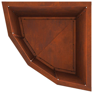 Γωνιακό Ροδόδεντρο Σκ rusty 30 x 30 x 50 cm