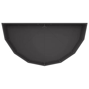 Γλάστρα Μαύρο 120 x 60 x 35 cm Ατσάλι