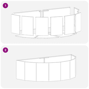 Γλάστρα Ανθρακί 120 x 60 x 35 cm Ατσάλι