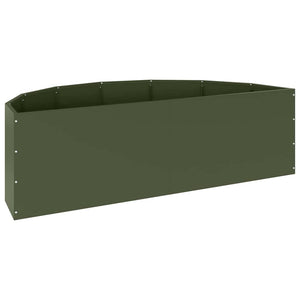 Γλάστρα Ελιά Πράσινη 120 x 60 x 35 cm Ατσάλι