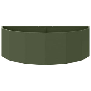 Γλάστρα Ελιά Πράσινη 120 x 60 x 35 cm Ατσάλι