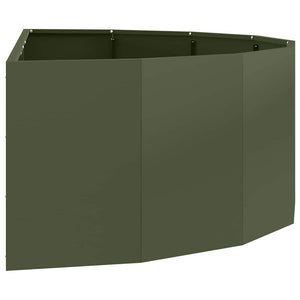 Γλάστρα Ελιά Πράσινη 120 x 60 x 35 cm Ατσάλι
