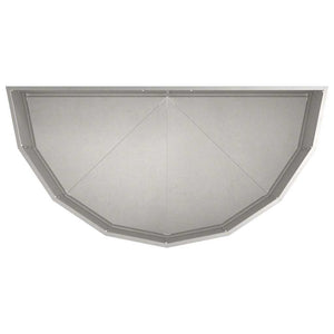Γλάστρα Ασημί 120 x 60 x 35 cm Ανοξείδωτο ατσάλι