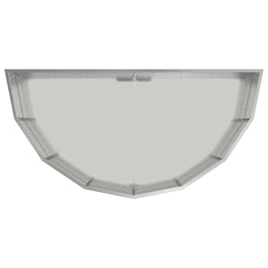 Γλάστρα Ασημί 120 x 60 x 35 cm Επικαλυμμένος Χάλυβας
