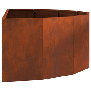 Γλάστρα Σκ rusty 120 x 60 x 35 cm Ατσάλι Σκληρυθέν στον Αέρα
