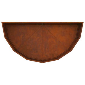Γλάστρα Σκ rusty 120 x 60 x 35 cm Ατσάλι Σκληρυθέν στον Αέρα