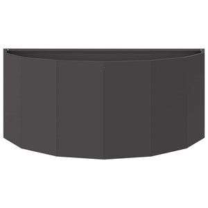 Γλάστρα Μαύρο 90 x 45 x 35 cm Ατσάλι