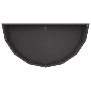 Γλάστρα Μαύρο 90 x 45 x 35 cm Ατσάλι