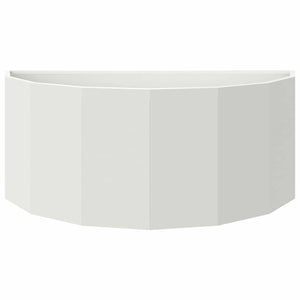 Γλάστρα Λευκό 90 x 45 x 35 cm Ατσάλι