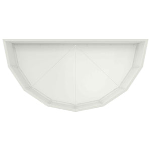 Γλάστρα Λευκό 90 x 45 x 35 cm Ατσάλι